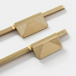 Design brushed gold furniture handle