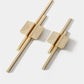 Design brushed gold furniture handle