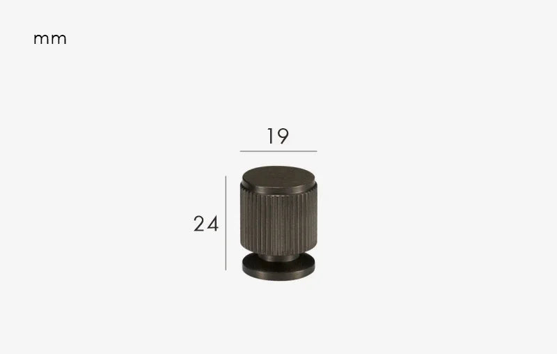 Poignée de meuble Gris Anthracite