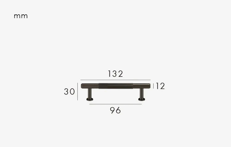 Poignée de meuble Gris Anthracite