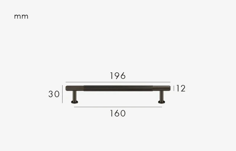 Poignée de meuble Gris Anthracite