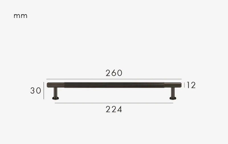 Poignée de meuble Gris Anthracite