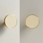 Brass and cream furniture handle