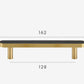 Brass and black furniture handle