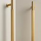 Brushed gold furniture handle