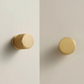 Brushed gold furniture handle