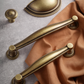 Antique bronze-effect furniture handle