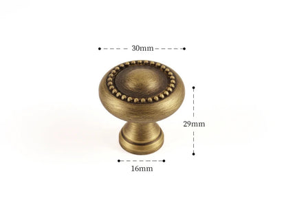 Antique bronze-effect furniture handle
