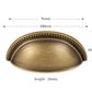 Antique bronze-effect furniture handle