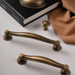 Antique bronze-effect furniture handle