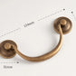 Antique bronze-effect furniture handle