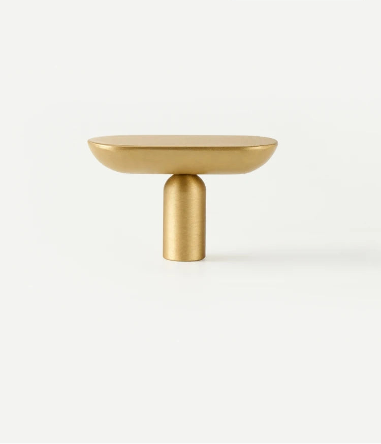 Poignée de meuble au design originale Or brossé