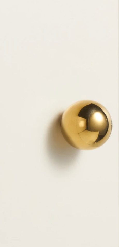 Poignée de meuble classique Or brillant