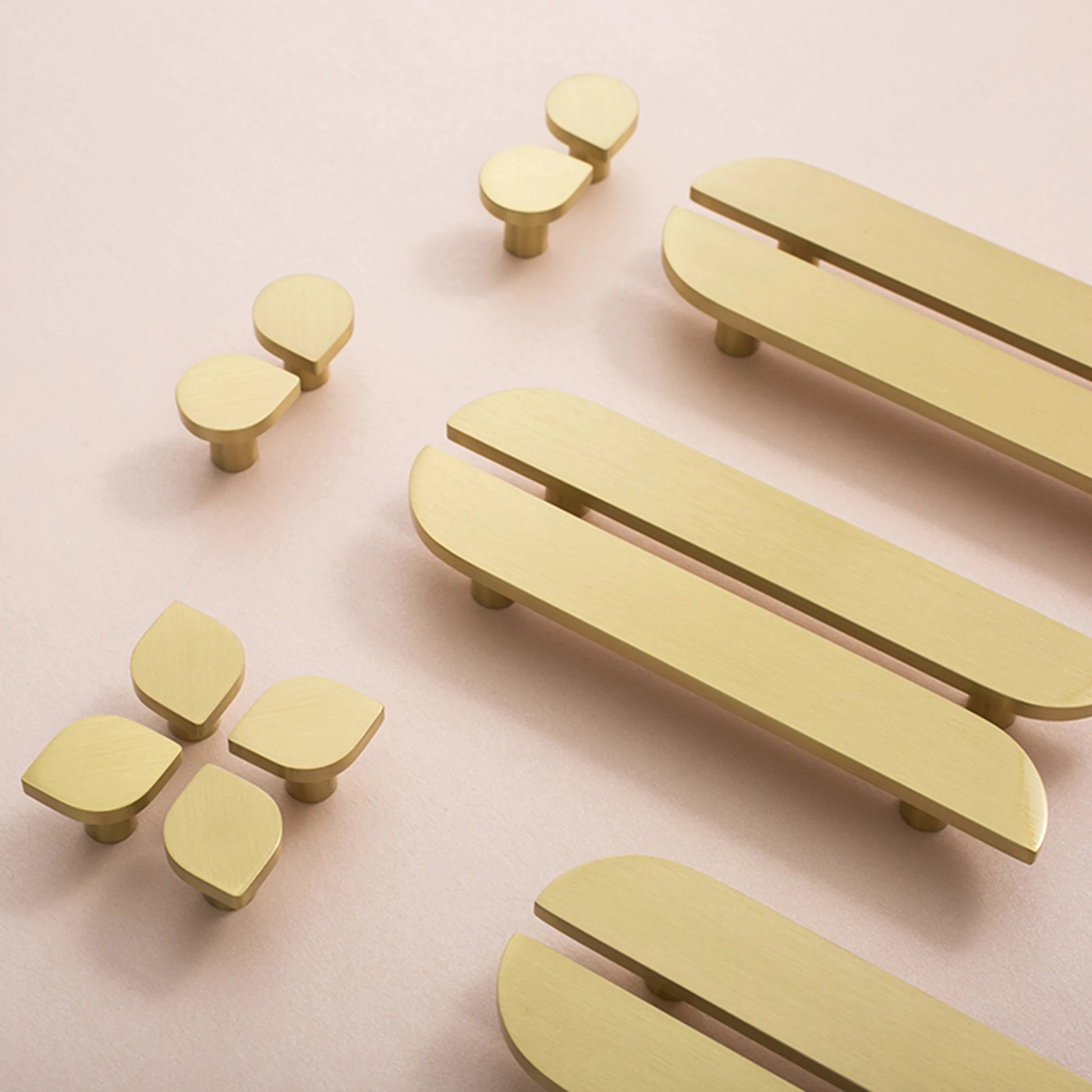 Creative furniture handle Brushed Gold