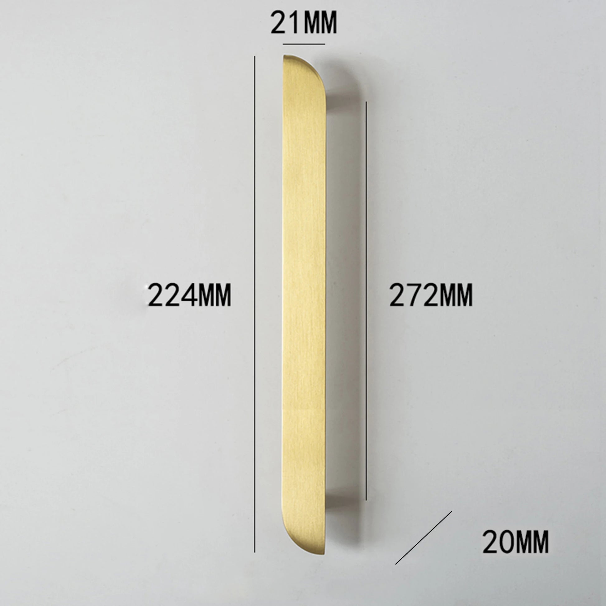 Creative furniture handle Brushed Gold