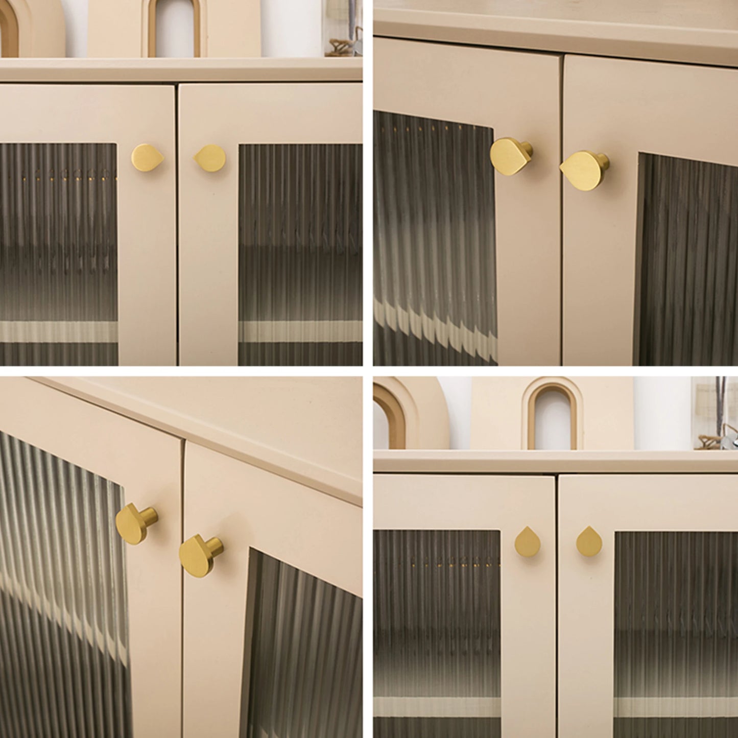 Creative furniture handle Brushed Gold