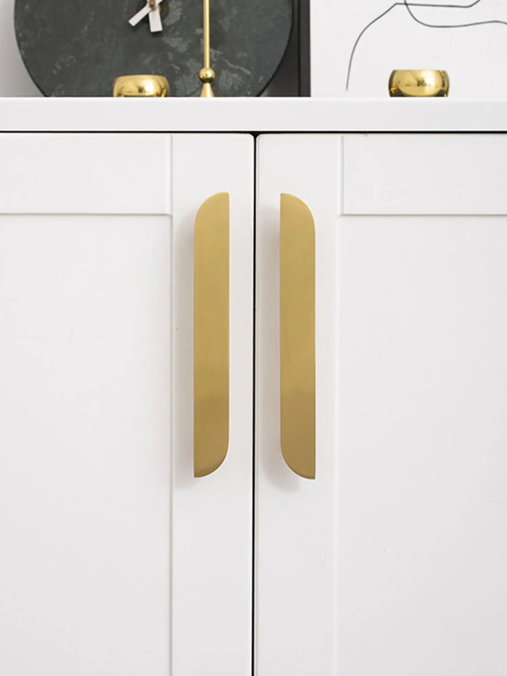Poignée de meuble créative Or brossé