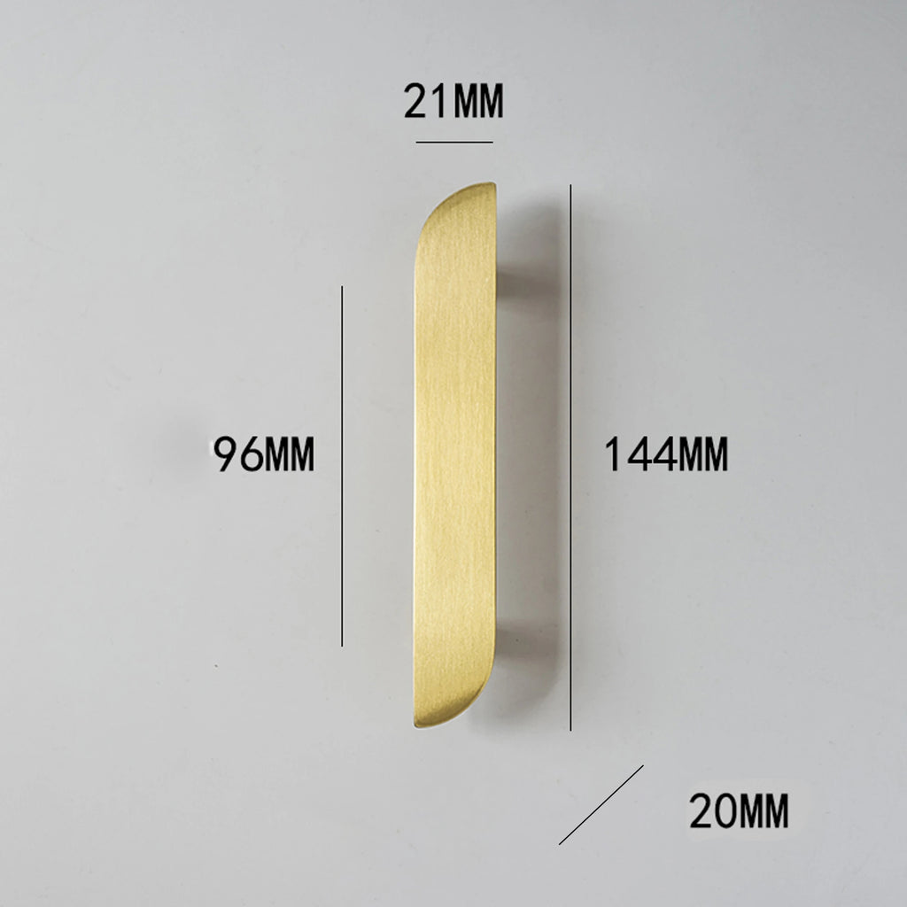 Poignée de meuble créative Or brossé