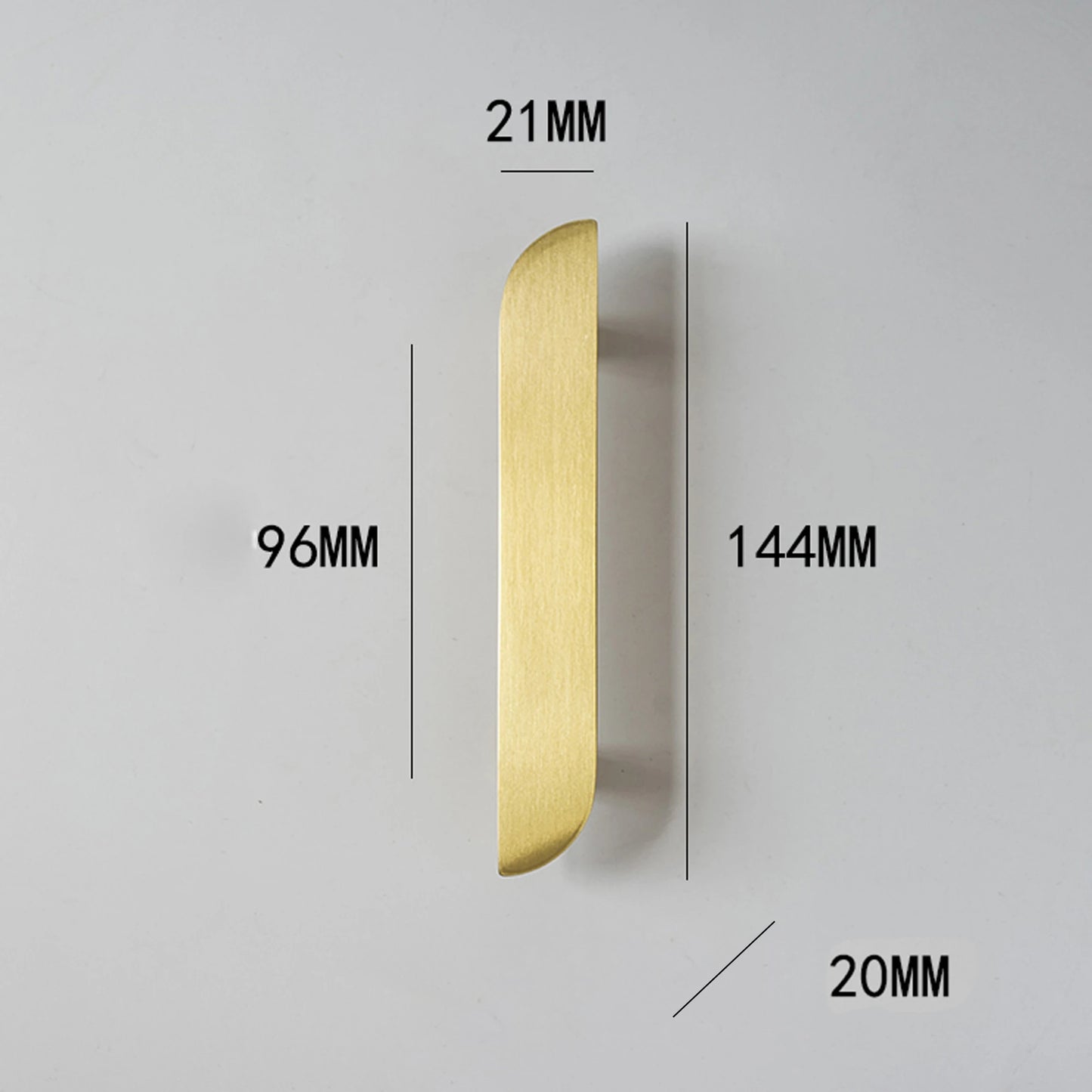 Creative furniture handle Brushed Gold