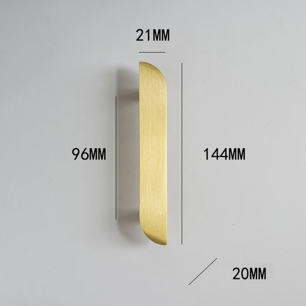 Poignée de meuble créative Or brossé