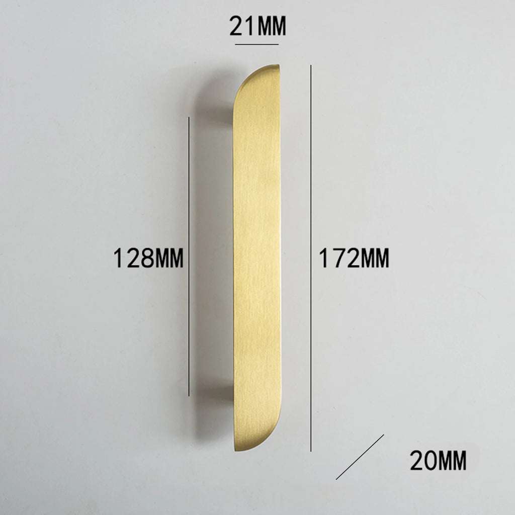 Poignée de meuble créative Or brossé