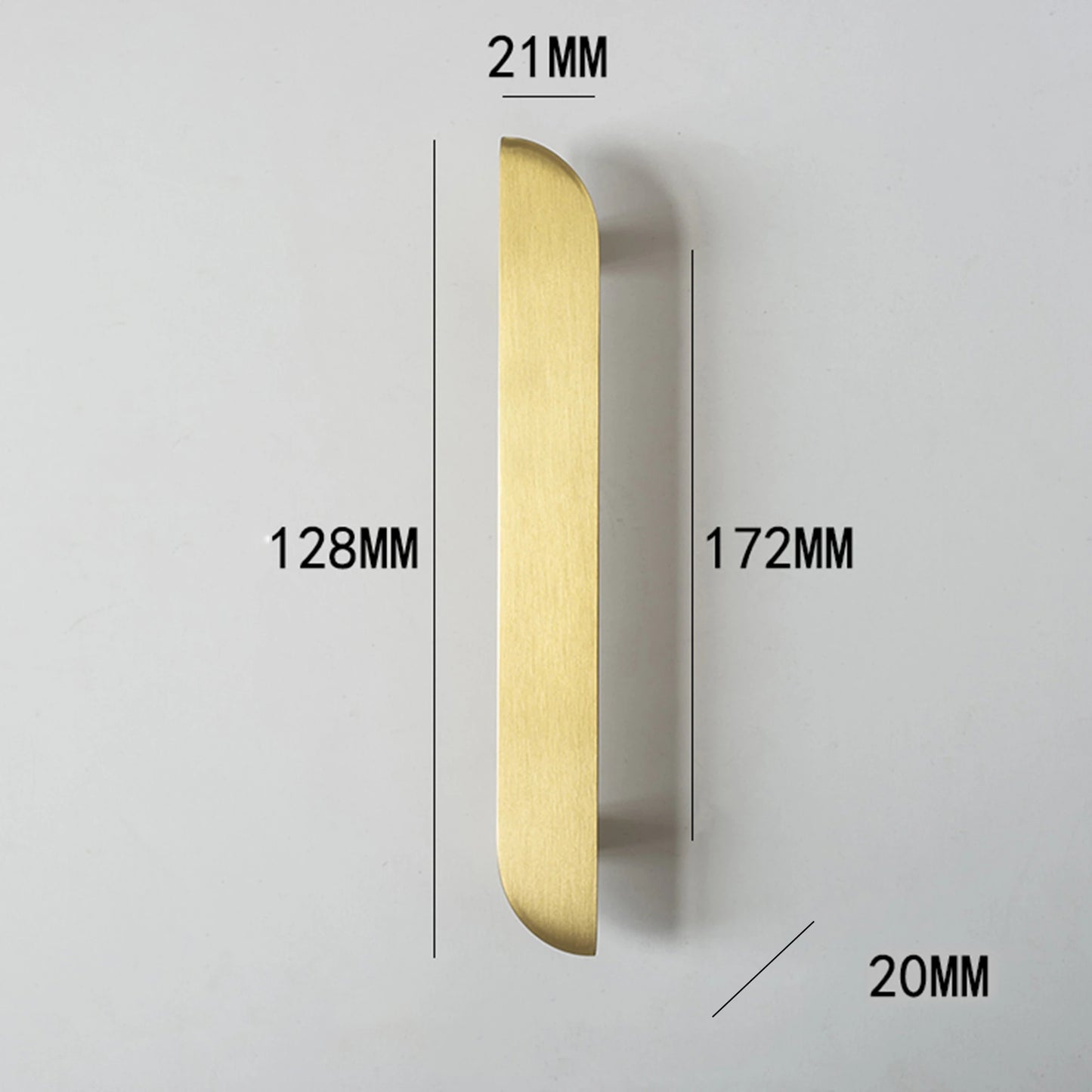 Creative furniture handle Brushed Gold