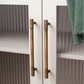 Antique-style brass kitchen, cupboard and drawer handles