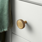 Antique-style brass kitchen, cupboard and drawer handles