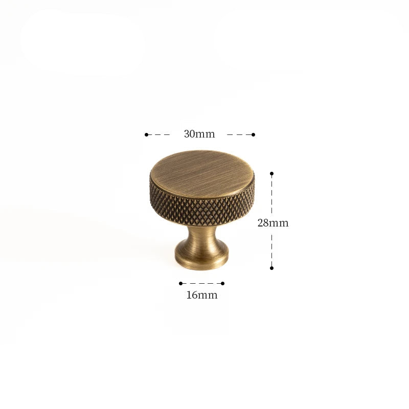 Antique-style brass kitchen, cupboard and drawer handles