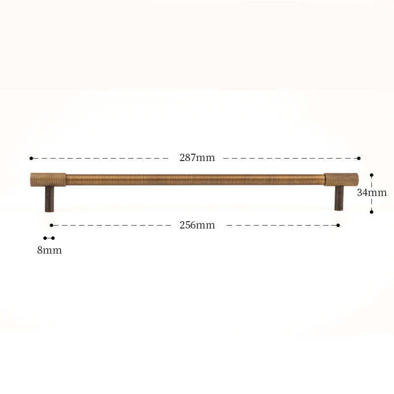 Antique-style brass kitchen, cupboard and drawer handles