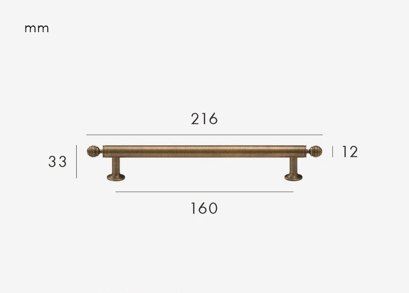 Antique Bronze effect furniture handle