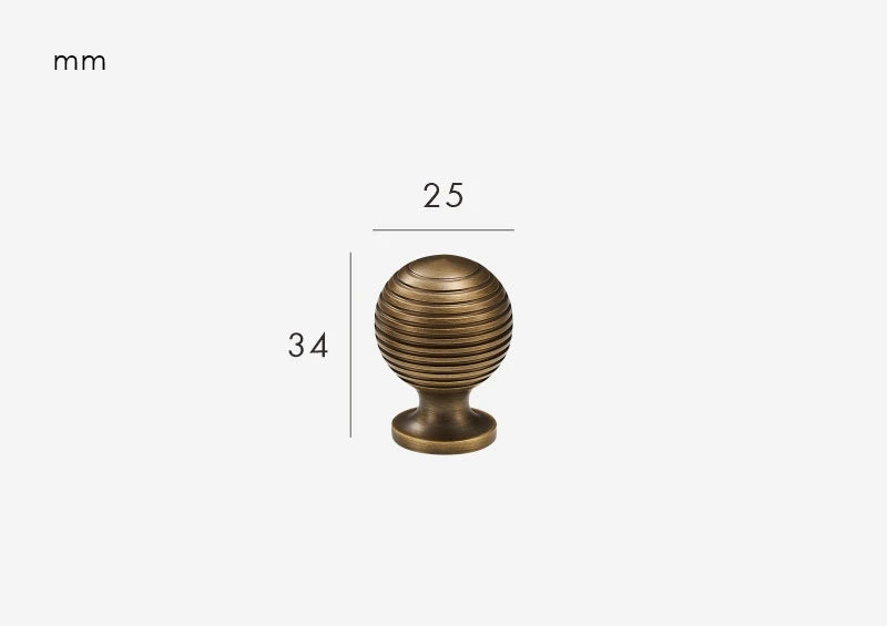 Antique Bronze effect furniture handle