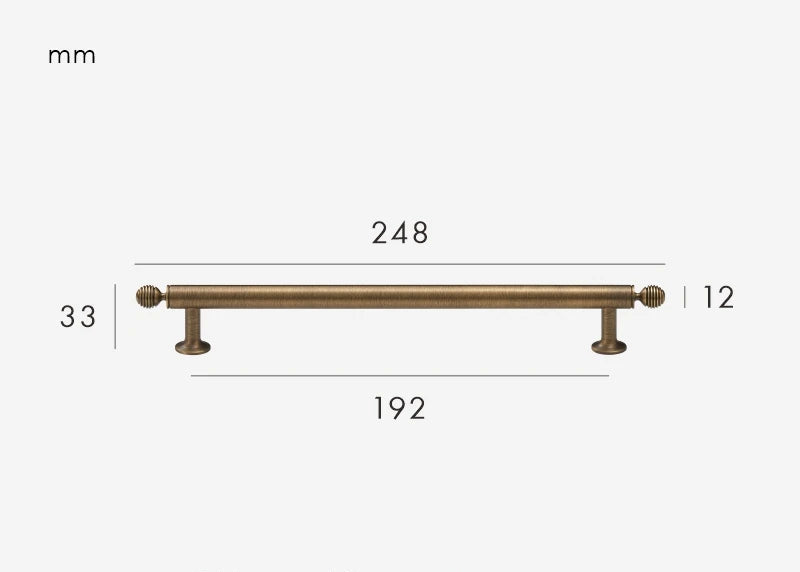 Antique Bronze effect furniture handle