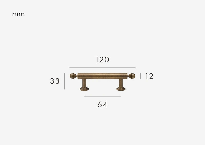 Antique Bronze effect furniture handle