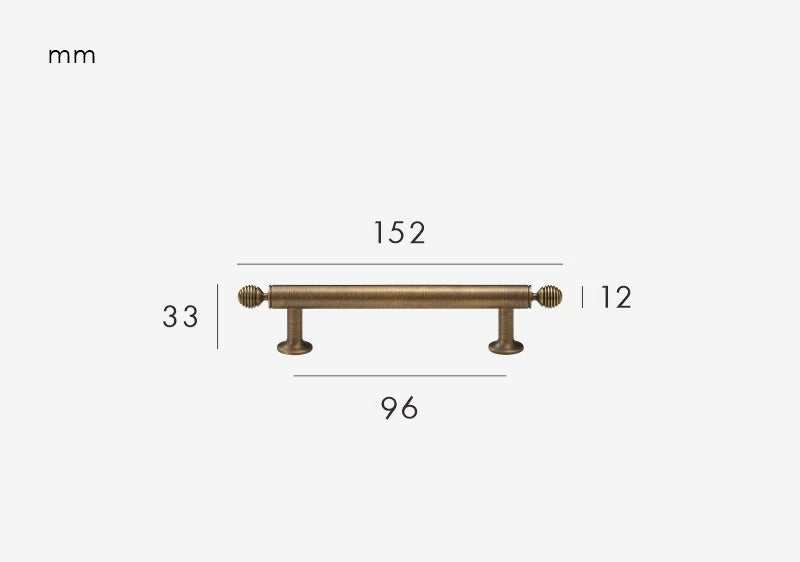 Antique Bronze effect furniture handle
