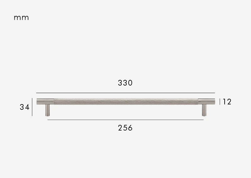 Poignée de meuble en Laiton Argenté