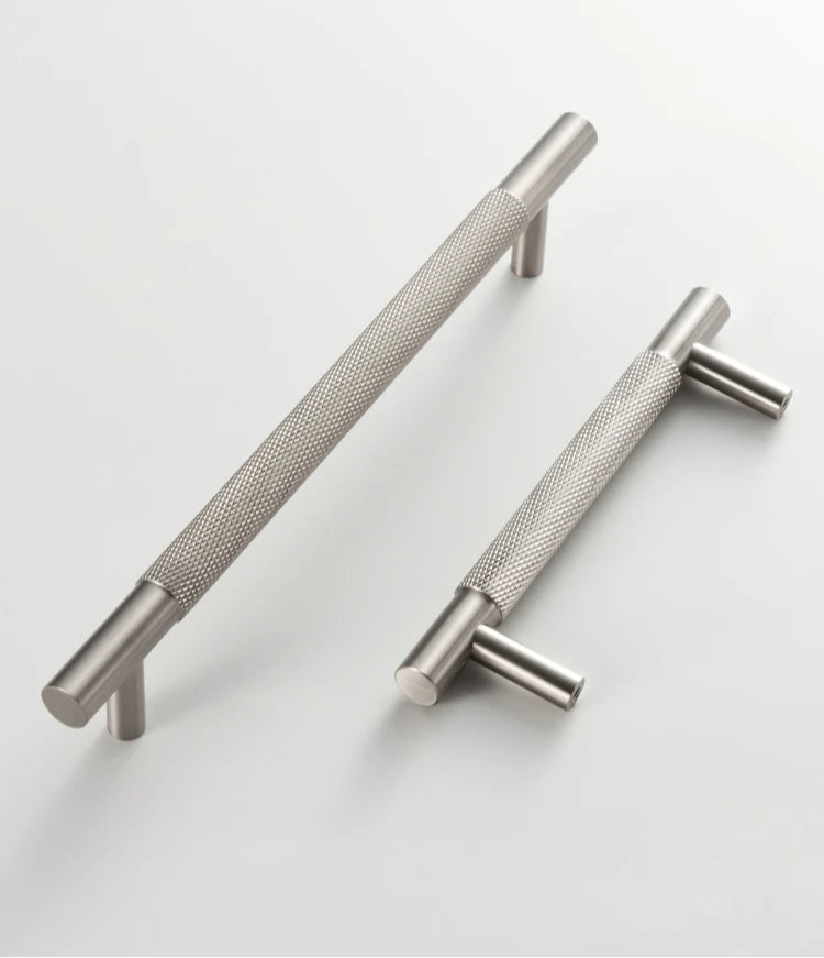 Poignée de meuble en Laiton Argenté