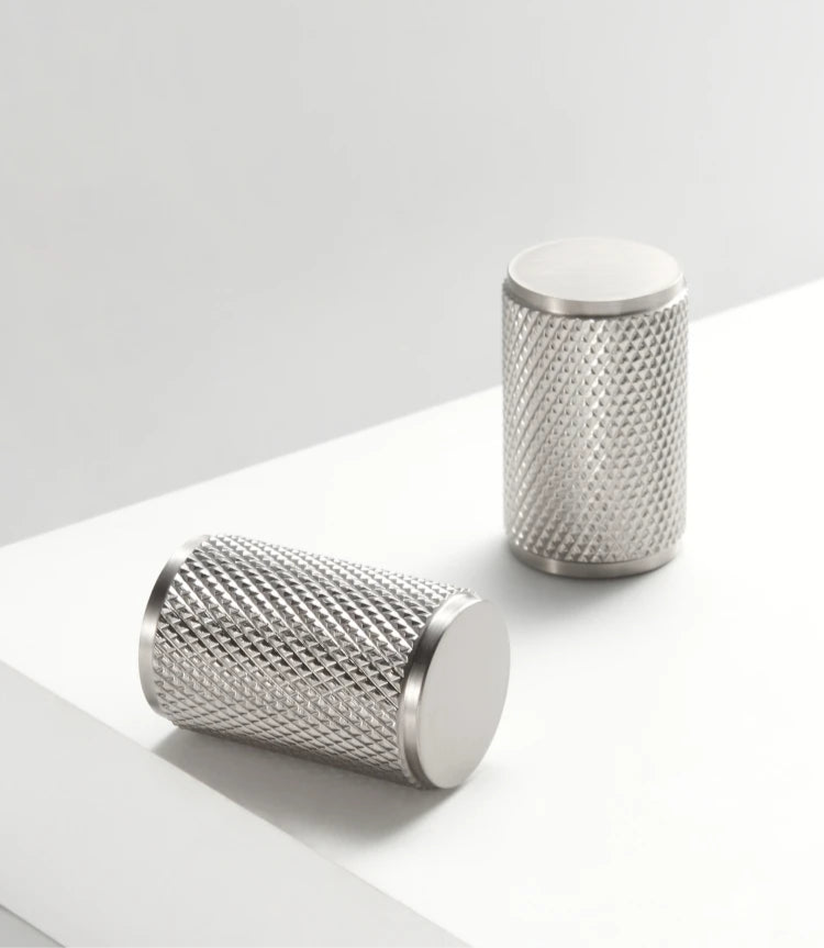 Poignée de meuble en Laiton Argenté