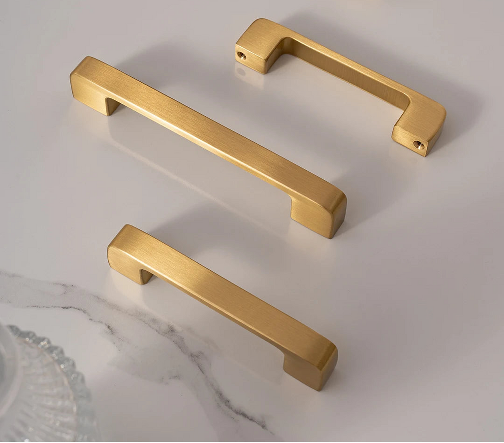 Poignée de meuble moderne Doré Brossé