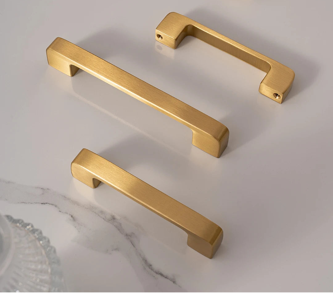 Poignée de meuble moderne Doré Brossé