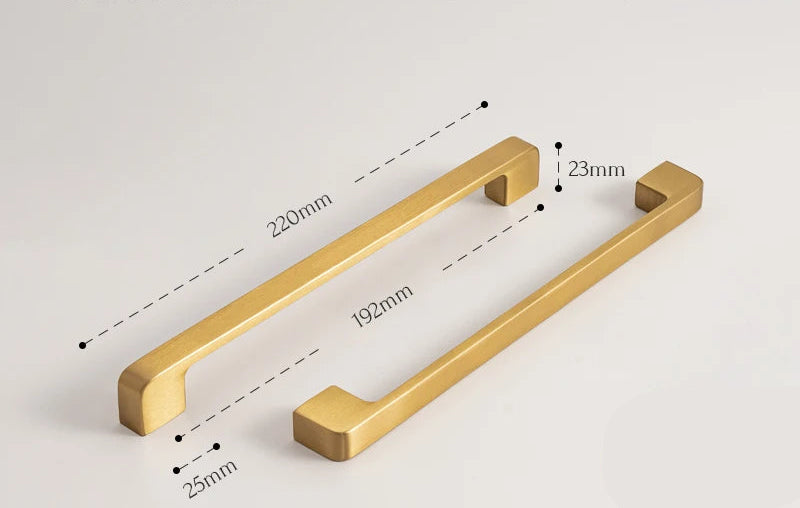 Poignée de meuble moderne Doré Brossé