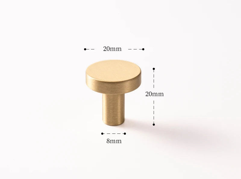 Poignée de meuble moderne Doré Brossé
