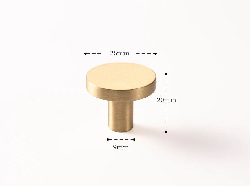 Poignée de meuble moderne Doré Brossé