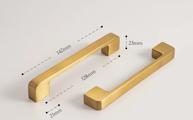 Poignée de meuble moderne Doré Brossé