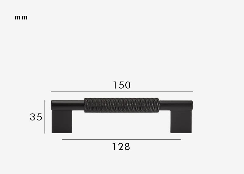 Poignée de meuble moderne Noir
