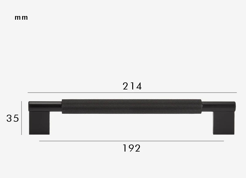 Poignée de meuble moderne Noir