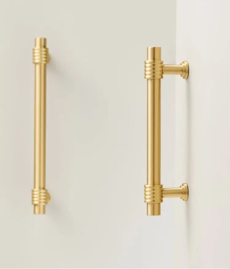 Poignée de meuble moderne Or brossé