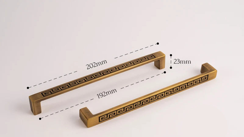 Poignée de meuble motif Doré
