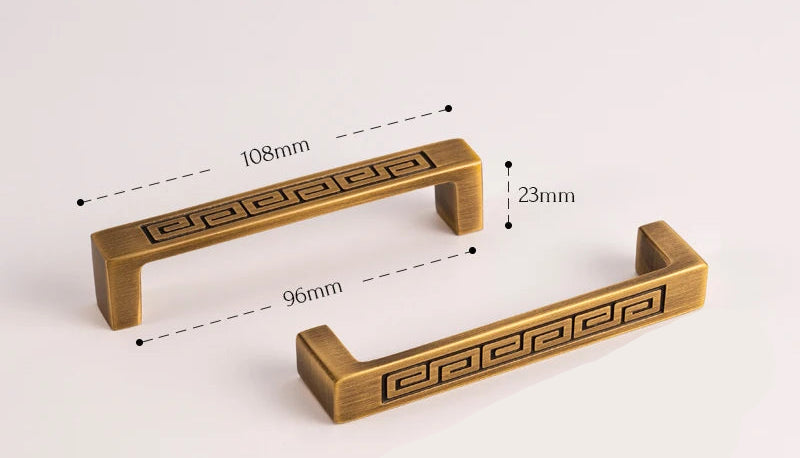 Poignée de meuble motif Doré
