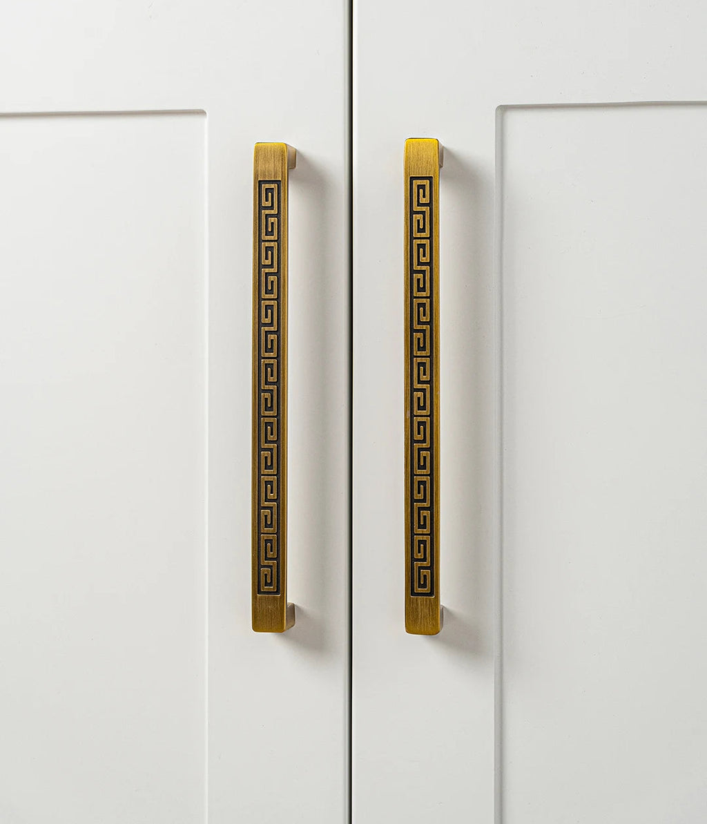 Poignée de meuble motif Doré